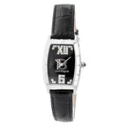 Black Leather Dress Watch