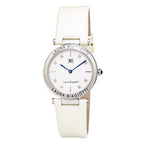 Beige Leather Dress Watch