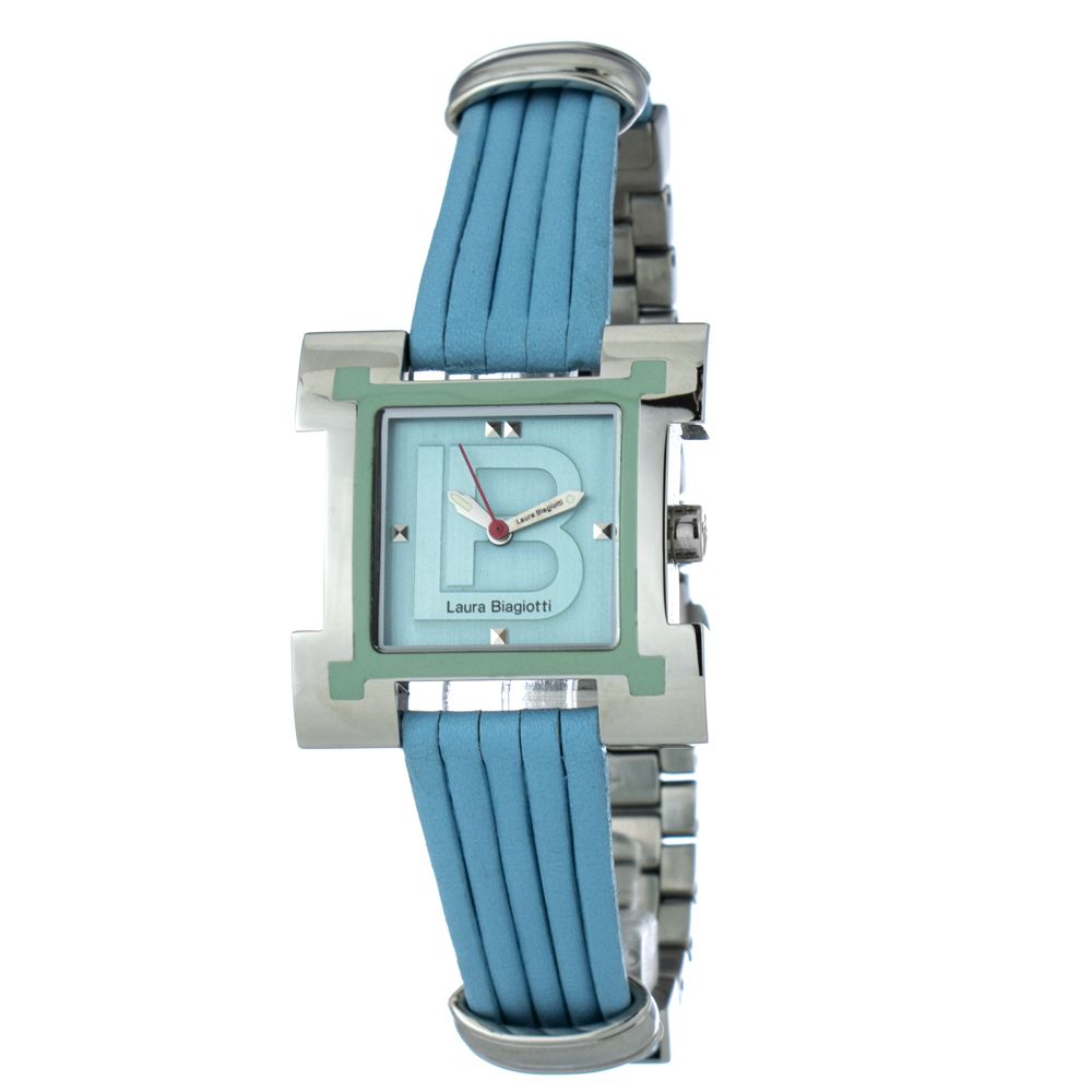 Blue Leather Dress Watch