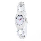 White Leather Dress Watch
