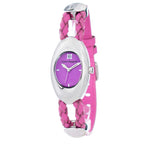 Multicolor Leather Dress Watch