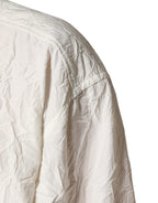 White Cotton Men Long Sleeves Men Shirt