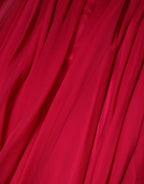 Pink Silk Embellished A-line Midi Dress