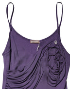 Purple Jersey Sheath Coctail Bodycon Pencil Dress