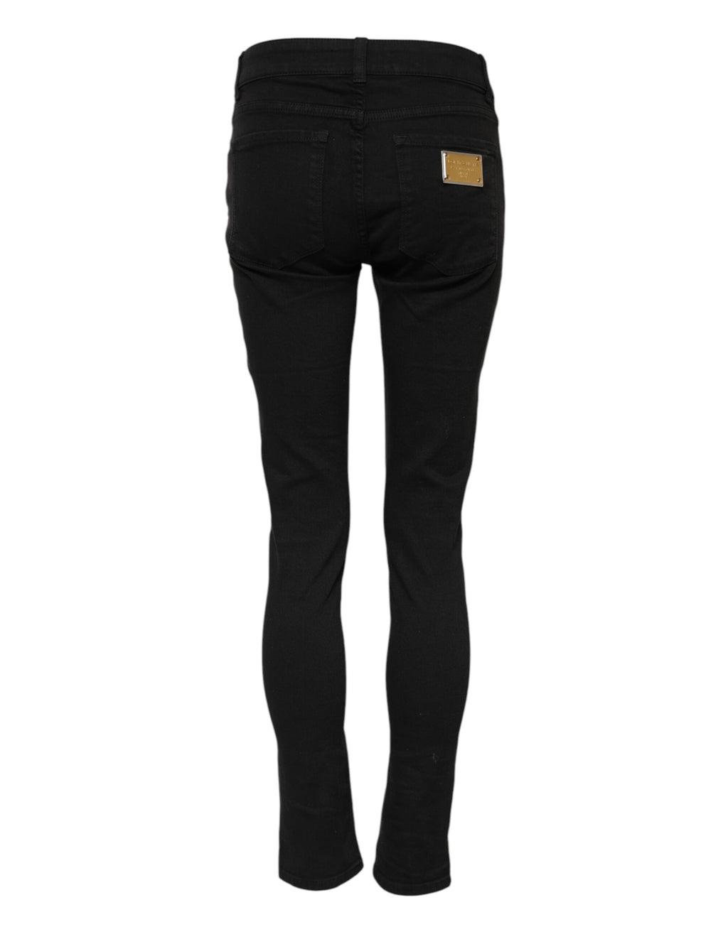 Black Cotton Casual Skinny Denim Jeans