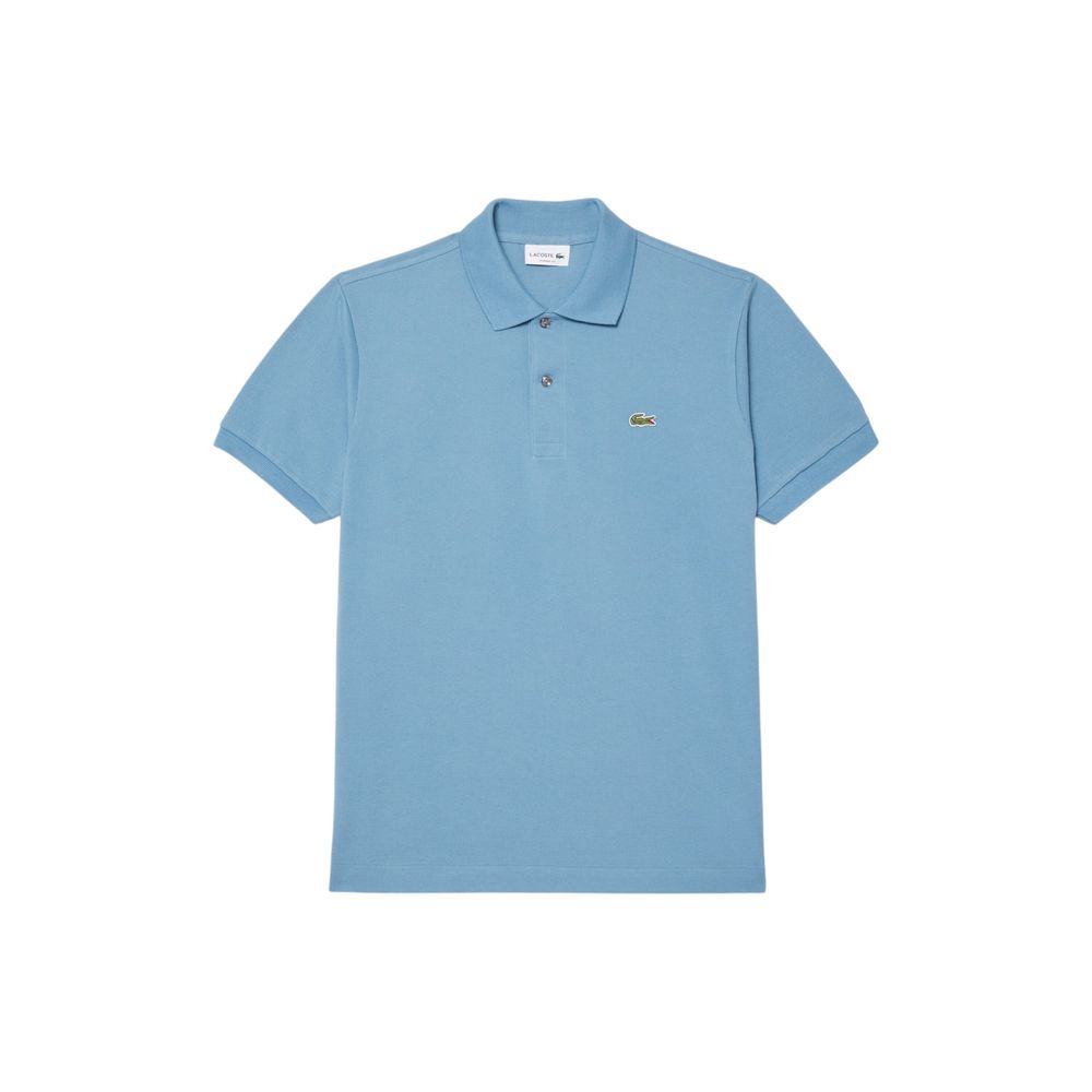 Blue Cotton Polo Shirt