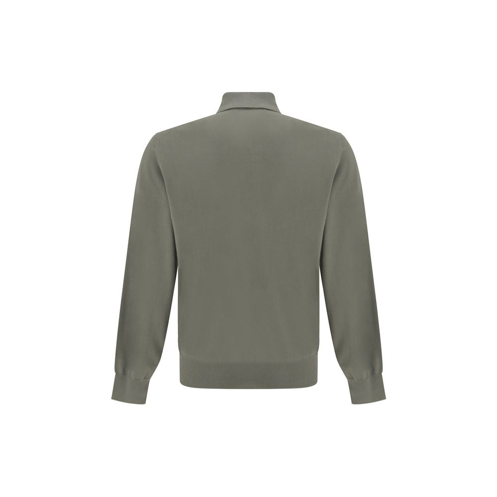 Bicolor Cotton Shortsleeve Shirt