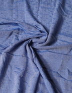 Blue Lace Stole Cotton Neck Wrap Shawl Scarf