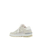 White Calf Leather Bos Taurus Low Top Sneakers