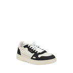 Black Calf Leather Bos Taurus Low Top Sneakers