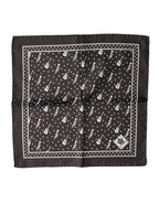 Black Guitar Trumpet Men Handkerchief Scarf