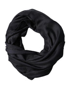 Black Lace Stole Silk NeckWrap Shawl Scarf