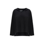 Black Cashmere Sweatshirt