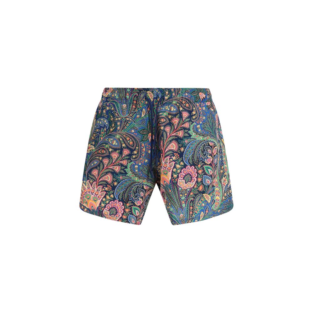 Multicolor Polyester Short And Mini Shorts