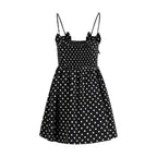 Black Recycled Polyester Casual Dress