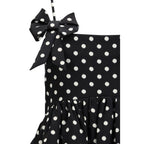 Black Recycled Polyester Casual Dress