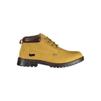 Beige Polyurethane Men's Ankle Boot