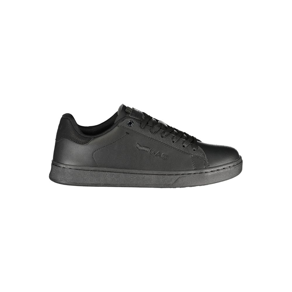 Black Polyurethane Men's Sneaker