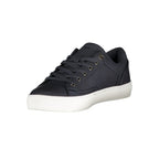 Blue Polyurethane Men Sneaker