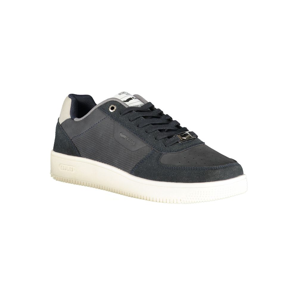 Blu Polyurethane Men Sneaker