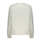 Bianco Cotton Women Sweatshirt