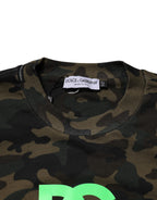 Multicolor Camouflage Men Sweatshirt  Sweater