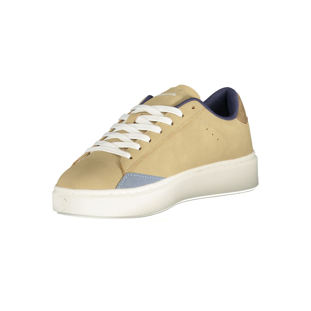 Beige Polyurethane Women Sneaker