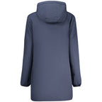 Blue Polyester Women's Jacket
