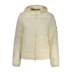 White Polyester Women's Jacket