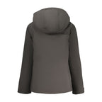 Black Polyester Women Jacket