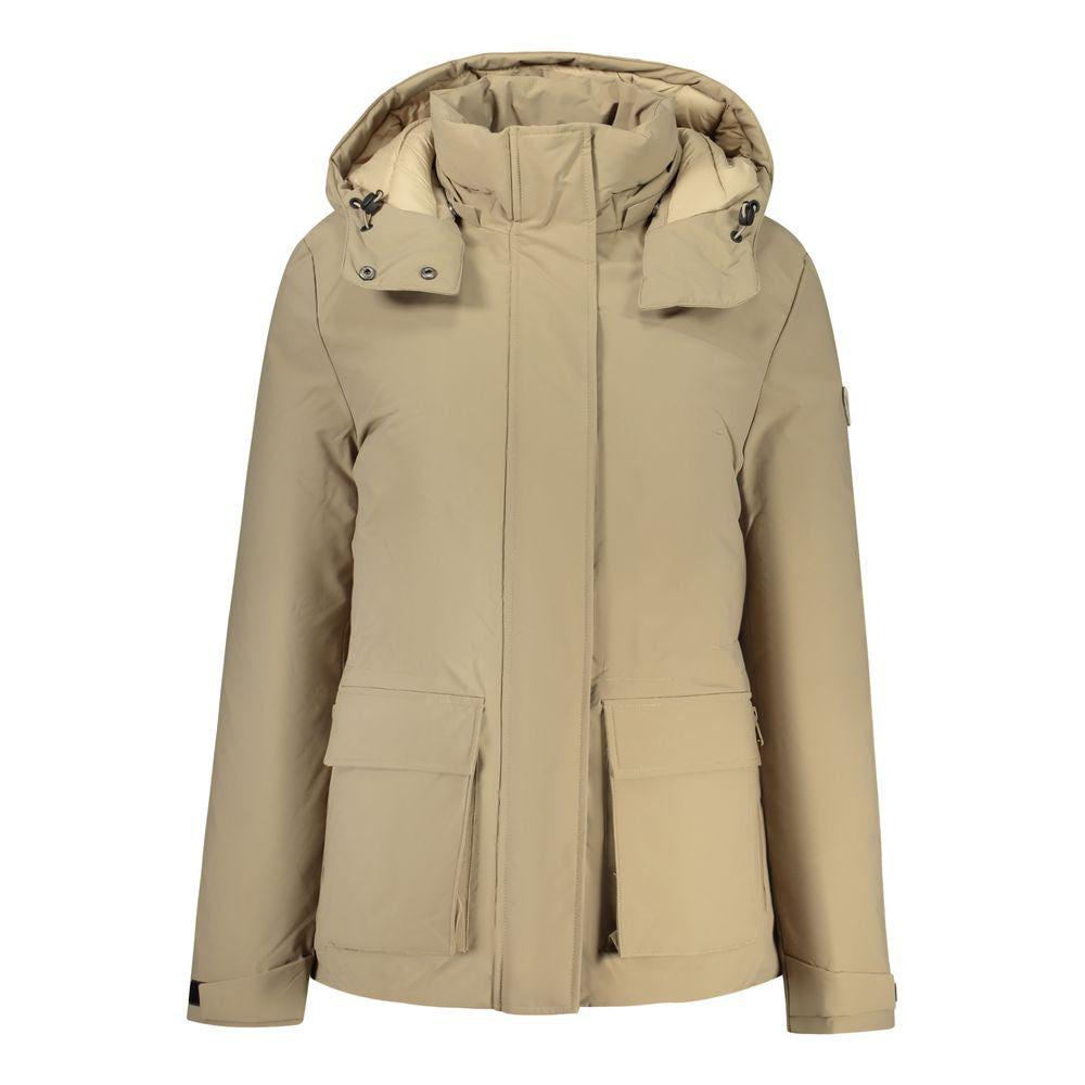 Marrone Polyester Woman Jacket