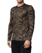 Multicolor Camouflage Long Sleeves T-shirt