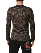 Multicolor Camouflage Long Sleeves T-shirt