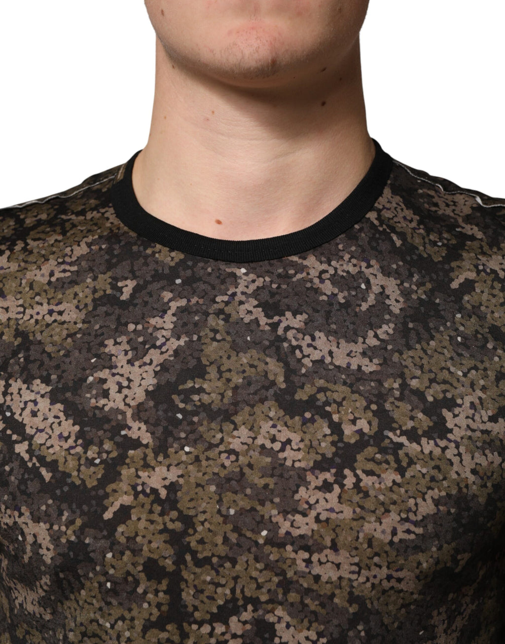 Multicolor Camouflage Long Sleeves T-shirt