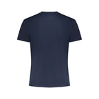 Blue Cotton Men T-Shirt