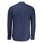 Blue Cotton Men's Shirt