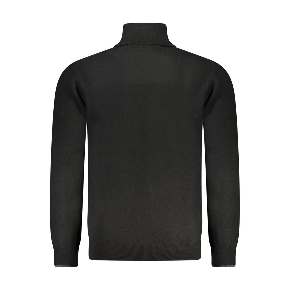 Black Polyamide Men Sweater