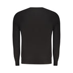 Black Viscosa Men Sweater