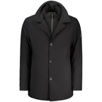 Black Polyester Men's Jacket