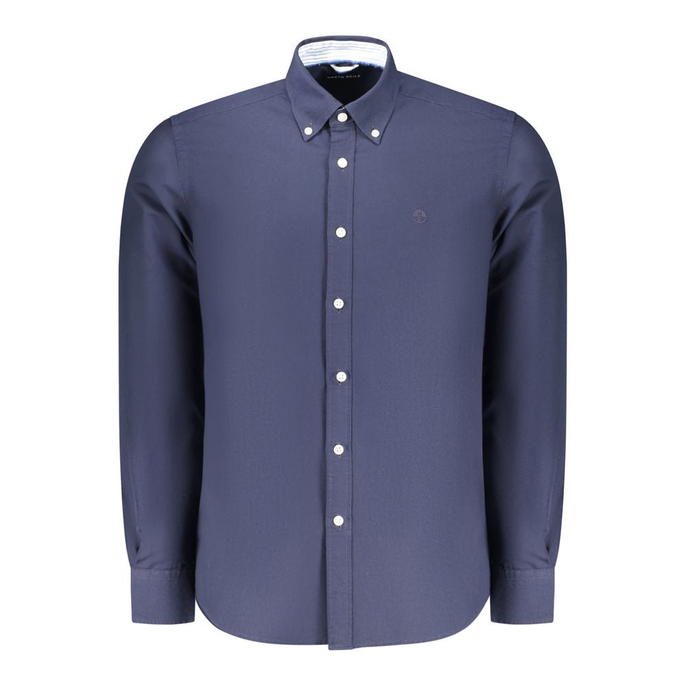 Blu Cotton Men Shirt