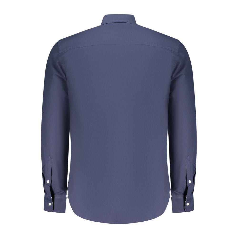 Blu Cotton Men Shirt