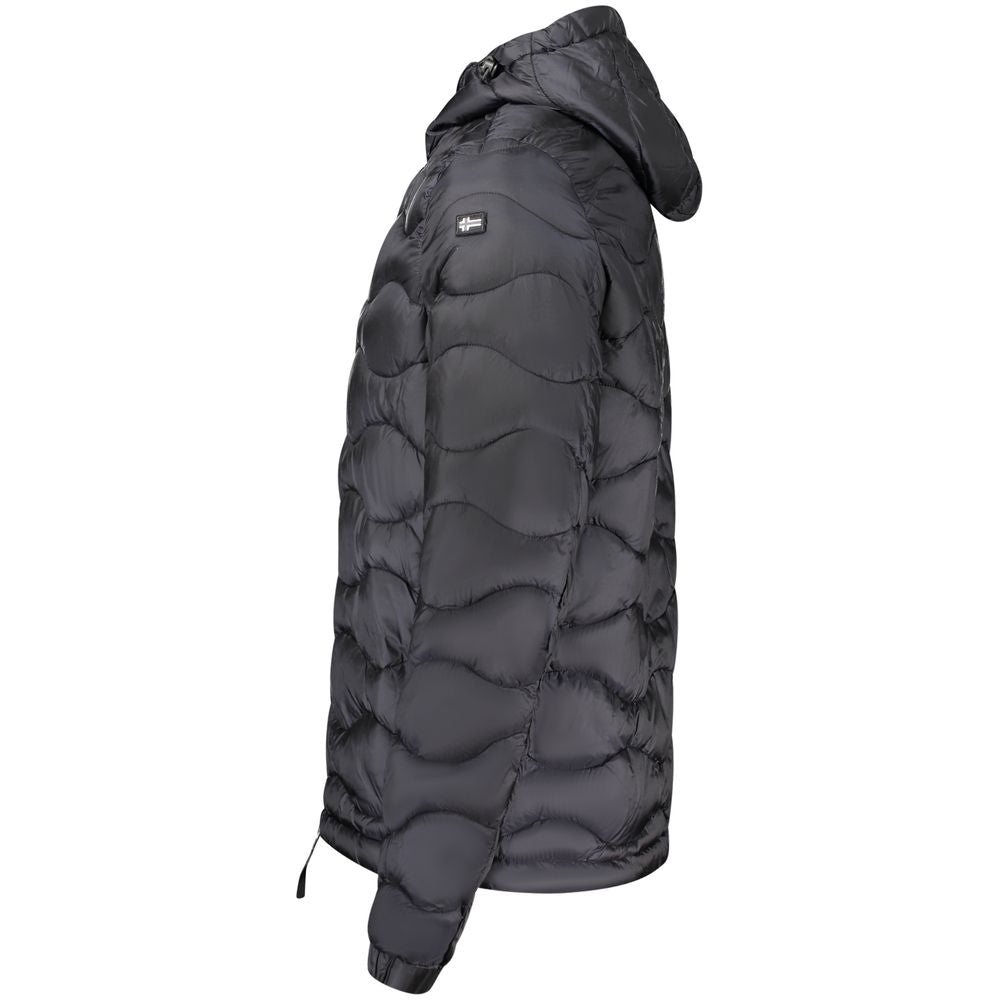 Black Poliammide Men's Jacket
