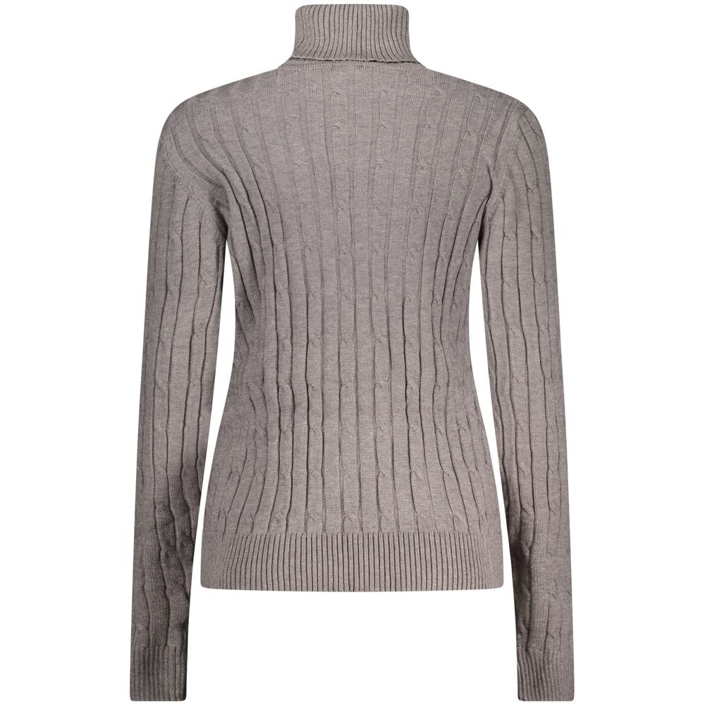 Grey Viscosa Women Sweater