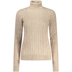 Beige Viscosa Women Sweater