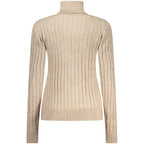 Beige Viscosa Women Sweater
