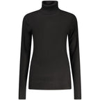 Black Viscose Women Sweater