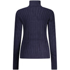 Blu Viscosa Donna Maglia