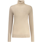 Beige Viscosa Women Sweater