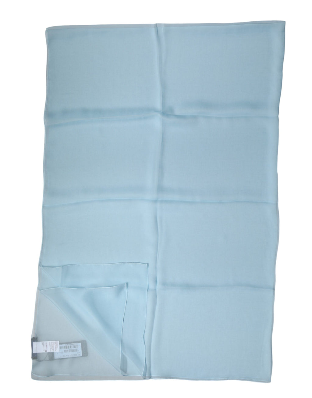 Light Blue Stole Silk Neck Wrap Shawl Scarf