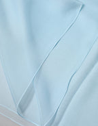 Light Blue Stole Silk Neck Wrap Shawl Scarf